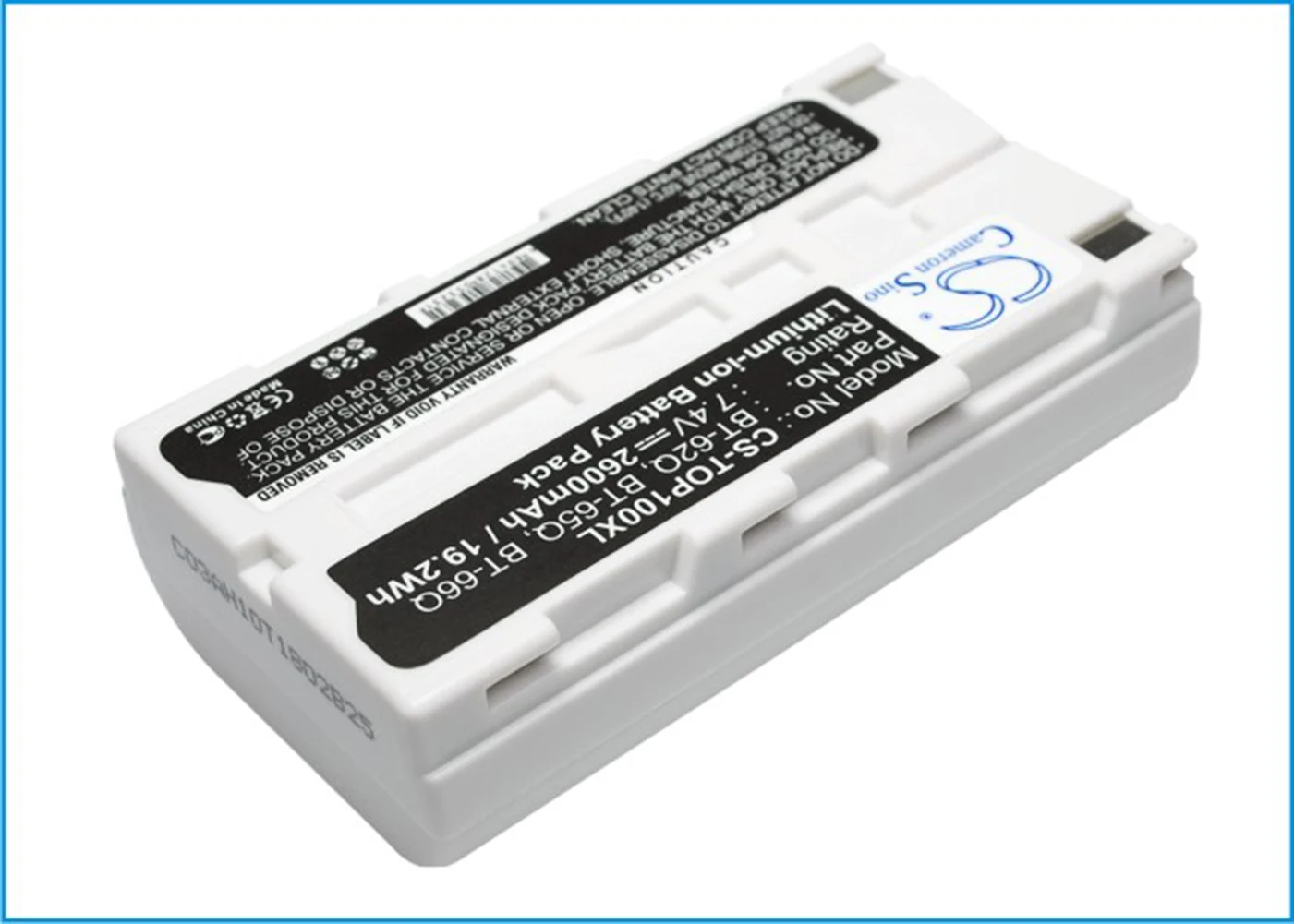 Cameron Sino 2600mA Battery for Topcon Field Controller FC100,Field Controller FC2000,GMS-2 BT-30,BT-62Q,BT65Q,BT66Q,BT-66Q
Cameron Sino 2600mA Battery for Topcon Field Controller FC100,Field Controller FC2000,GMS-2 BT-30,BT-62Q,BT65Q,BT66Q,BT-66Q