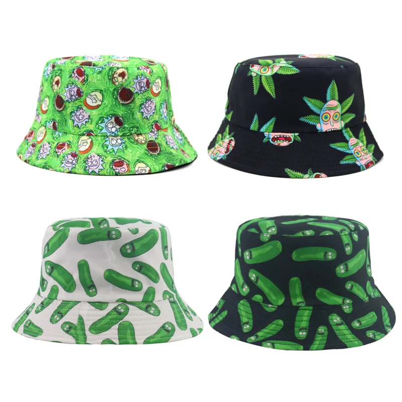 Summer New Cartoon Anime Rick Boys Bucket Hat Hip Hop Boys Girls Rick Fisherman Cap US Anime Print Panama Caps Feamale Sunhat
Summer New Cartoon Anime Rick Boys Bucket Hat Hip Hop Boys Girls Rick Fisherman Cap US Anime Print Panama Caps Feamale Sunhat