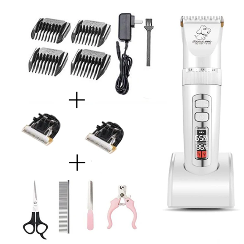 Baorun P9 P3 Clipper Dogs Professional LCD Pet Cat Clippers Electrical Grooming Trimmer Rechargeable Haircut Machine Animal
Baorun P9 P3 Clipper Dogs Professional LCD Pet Cat Clippers Electrical Grooming Trimmer Rechargeable Haircut Machine Animal