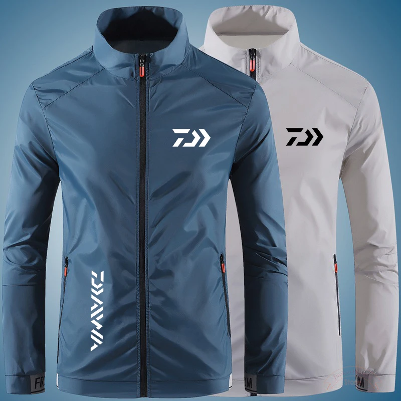 Daiwa Men's Outdoor Sports Sunscreen Fishing Shirt Summer Thin Casual Standing Collar Breathable Windbreaker Fishing Jacket
Daiwa Men's Outdoor Sports Sunscreen Fishing Shirt Summer Thin Casual Standing Collar Breathable Windbreaker Fishing Jacket