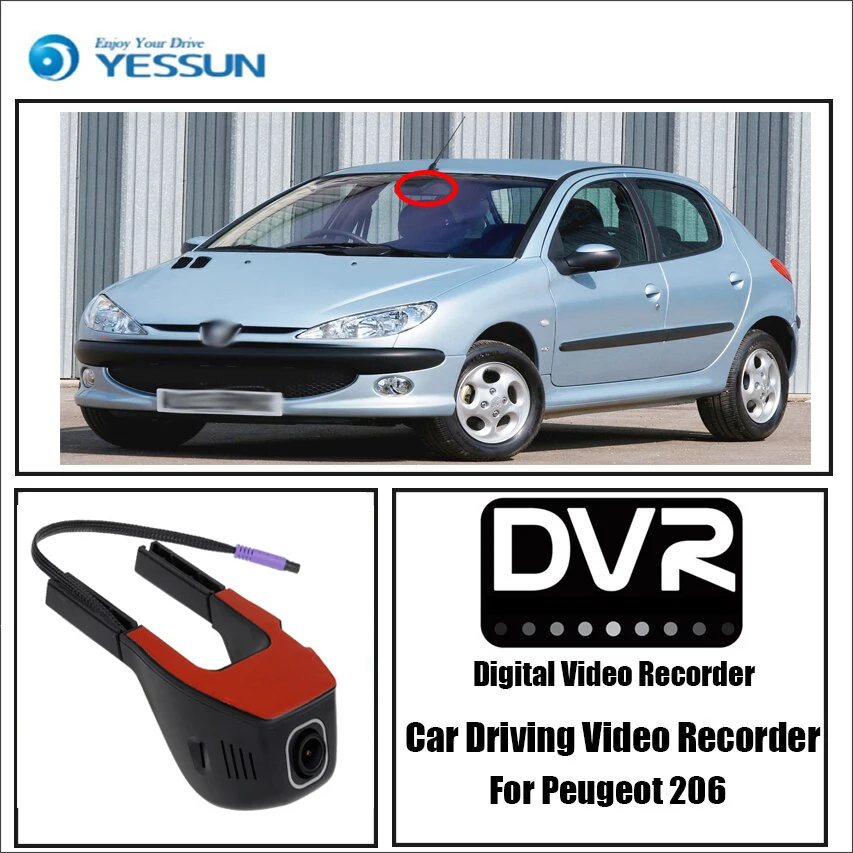 YESSUN for Peugeot 206 Car Wifi DVR Mini Camera Driving Video Recorder Novatek 96658 Registrator Dash Cam Night Vision
YESSUN for Peugeot 206 Car Wifi DVR Mini Camera Driving Video Recorder Novatek 96658 Registrator Dash Cam Night Vision