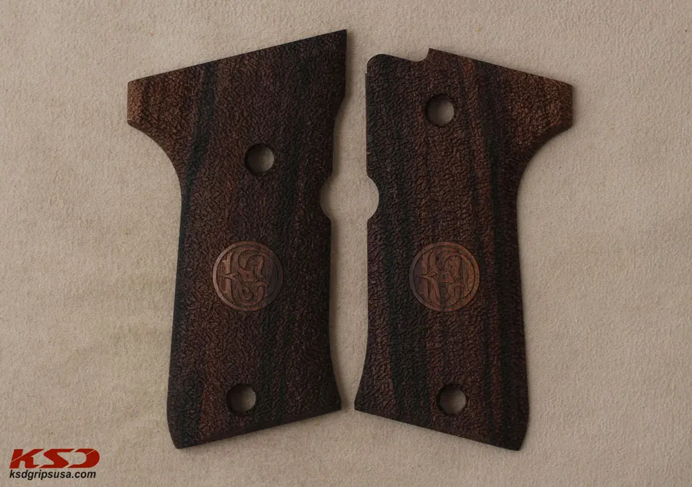 Ksd Beretta 92 Compact Model Compatible Walnut Grip for Replacement
