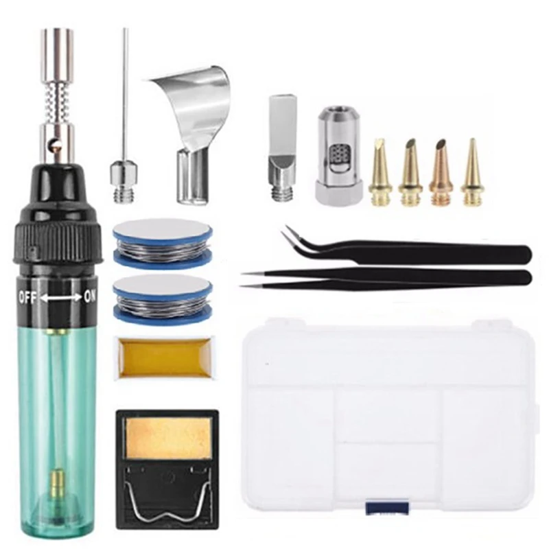 3 In 1 Professional Gas Soldering Iron Butane Gas Welding Soldering Welding Pen For Light Welding Repairing Tin Welding
3 In 1 Professional Gas Soldering Iron Butane Gas Welding Soldering Welding Pen For Light Welding Repairing Tin Welding