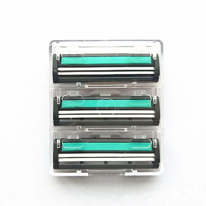 HEALLOR 3pcs/box Razor Blade For Men Face Care 2Layers Shaving Cassette Stainless Steel Safety Blades Suit For Manual shaver 
HEALLOR 3pcs/box Razor Blade For Men Face Care 2Layers Shaving Cassette Stainless Steel Safety Blades Suit For Manual shaver