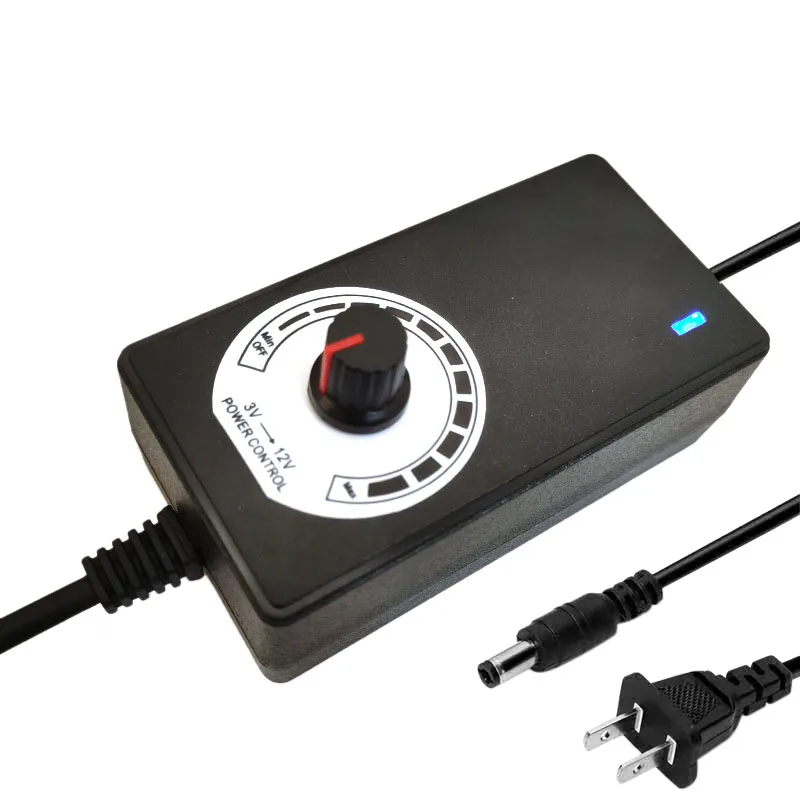 48W Adjustable AC to DC Power Supply 3V-12V 2A Universal Power Supply Adapter Converter 110V/220V to 12V 24V Adapter DC5.5x2.5mm
48W Adjustable AC to DC Power Supply 3V-12V 2A Universal Power Supply Adapter Converter 110V/220V to 12V 24V Adapter DC5.5x2.5mm