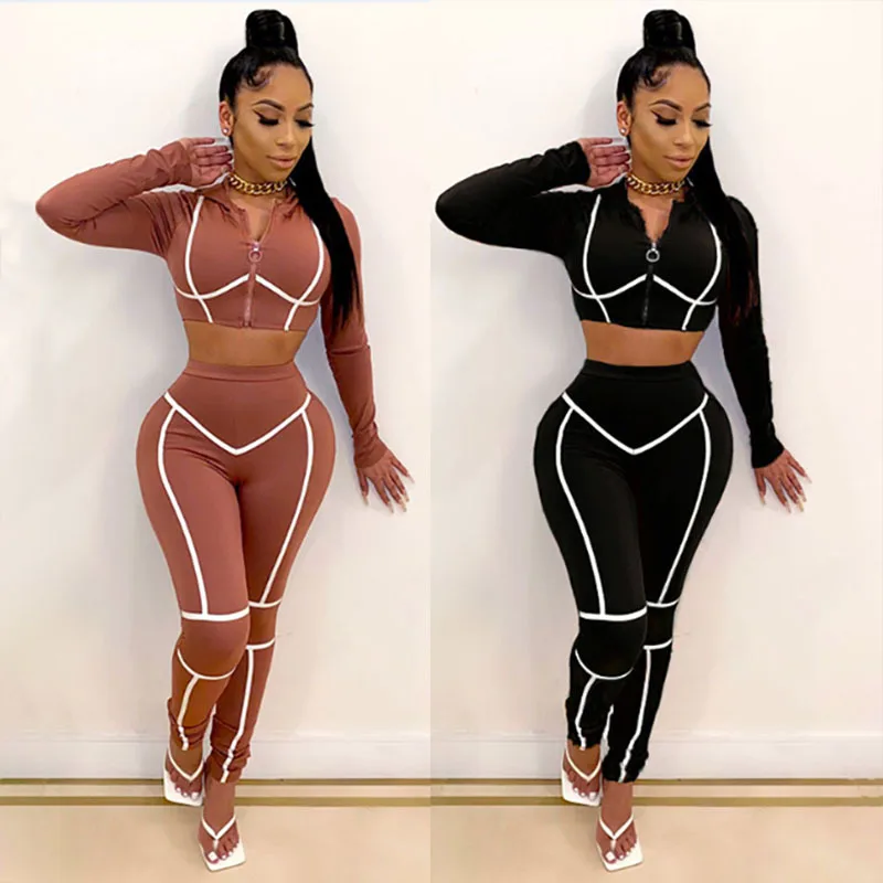Wish 2020 autumn and winter new women's fashion sports leisure suit two-piece set
Wish 2020 autumn and winter new women's fashion sports leisure suit two-piece set