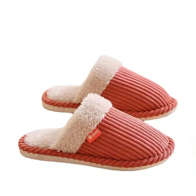 New corduroy warm slippers home couple slippers 
New corduroy warm slippers home couple slippers