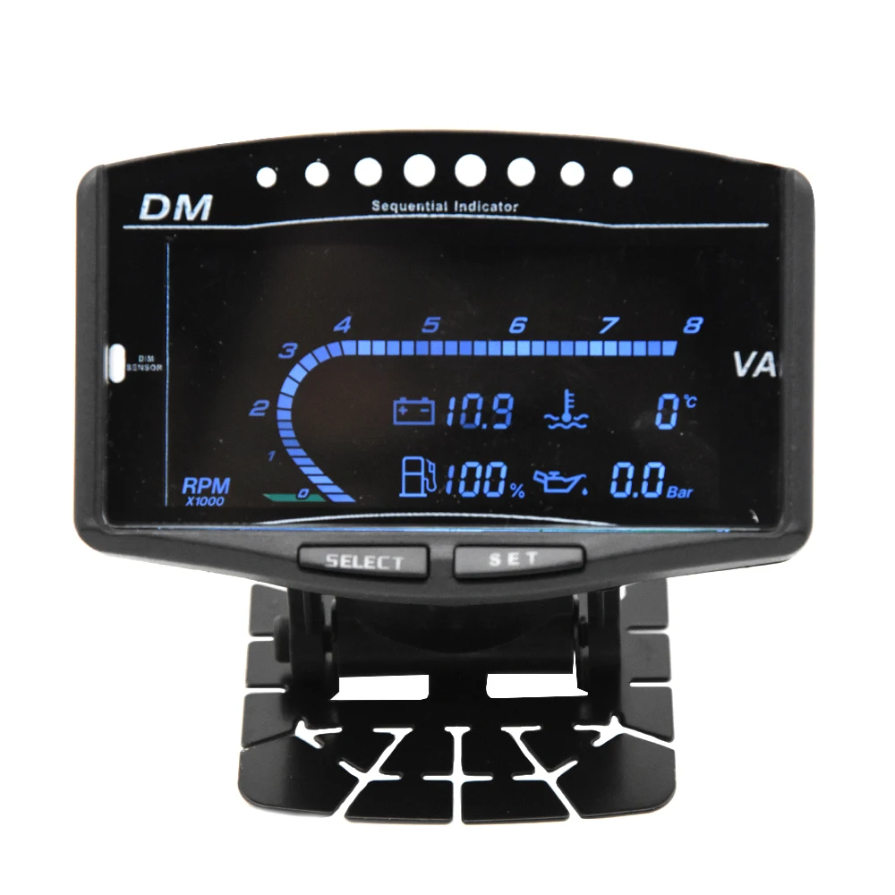 5 In 1 12V Motor Car Boat LCD Electronic Tachometer + Oil Pressure + Voltmeter+ Water Temperature Gauge + Fuel Gauge with Sensor
5 In 1 12V Motor Car Boat LCD Electronic Tachometer + Oil Pressure + Voltmeter+ Water Temperature Gauge + Fuel Gauge with Sensor