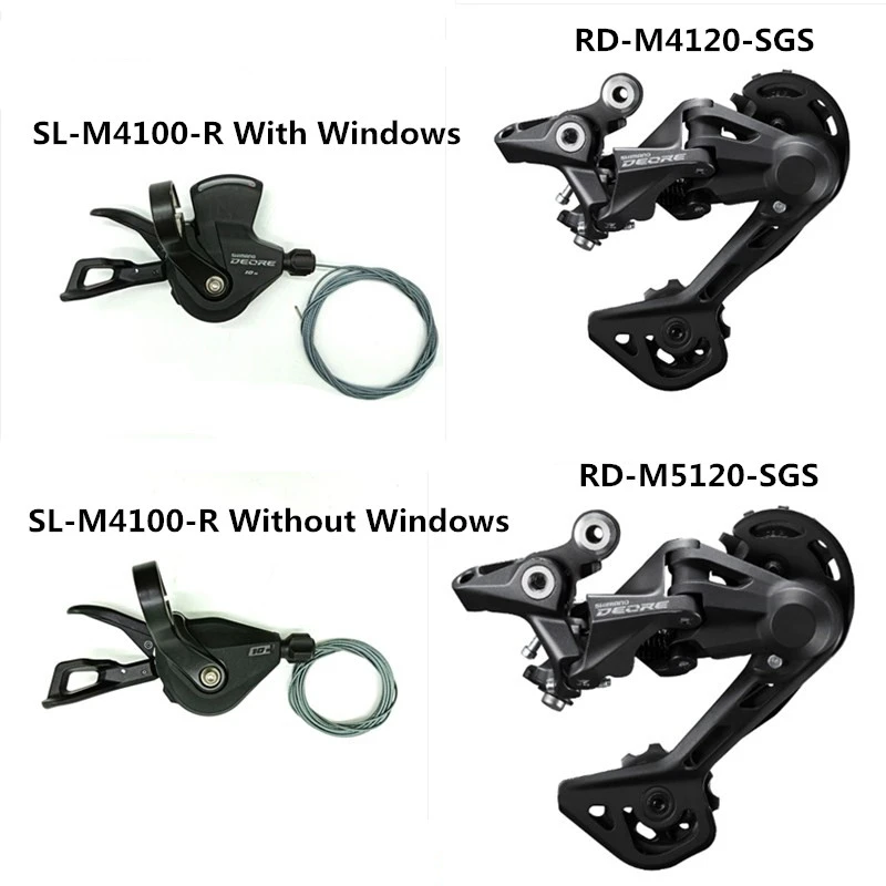 DEORE 10 Speed M4100 Groupset SL M4100 Right Shift Lever RD M4120 SGS RD M5120 SGS Rear Derailleur SHADOW RD+
DEORE 10 Speed M4100 Groupset SL M4100 Right Shift Lever RD M4120 SGS RD M5120 SGS Rear Derailleur SHADOW RD+