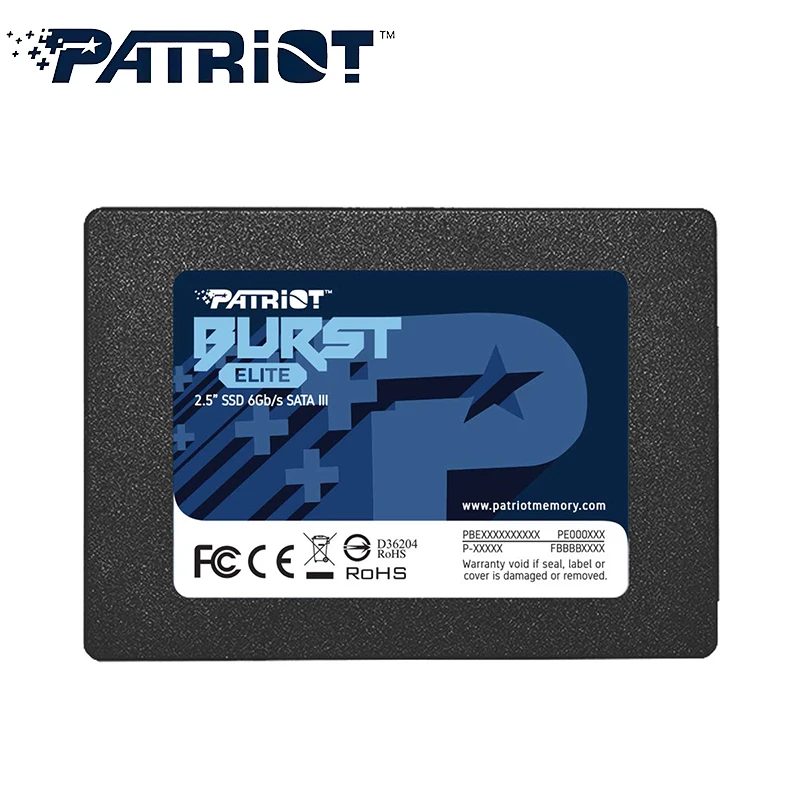 

Patriot Burst Elite SATA 3 SSD 120GB 240GB 480GB 960GB 2.5" Solid State Drive for Laptop