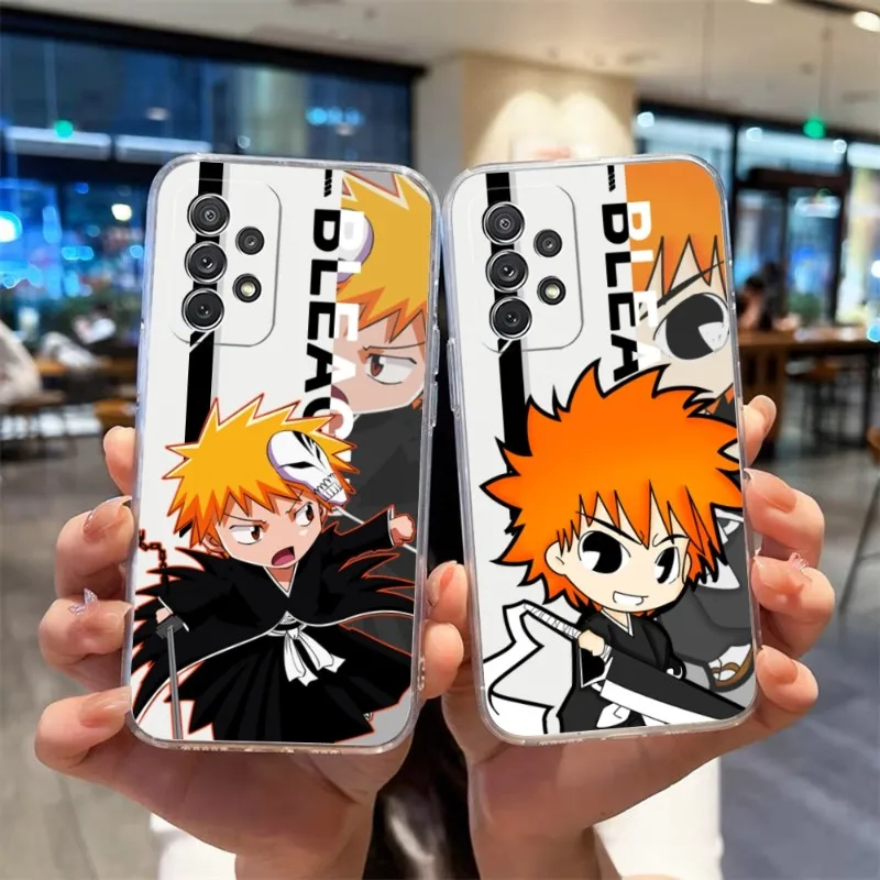 Anime Bleach Phone Case For Samsung S30 S20 S23 S22 S10E S10 20Fe Note 20 10 Pro Plus Ultra A12 A42 A71 A91 Transparent Cover
Anime Bleach Phone Case For Samsung S30 S20 S23 S22 S10E S10 20Fe Note 20 10 Pro Plus Ultra A12 A42 A71 A91 Transparent Cover