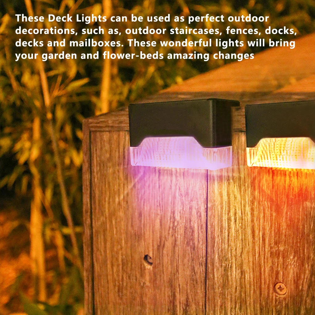 Fence Light 0.12W 3lm Solar Power Security Stair Light Waterproof Decoration Garden Lamp, Brown, White Light
Fence Light 0.12W 3lm Solar Power Security Stair Light Waterproof Decoration Garden Lamp, Brown, White Light