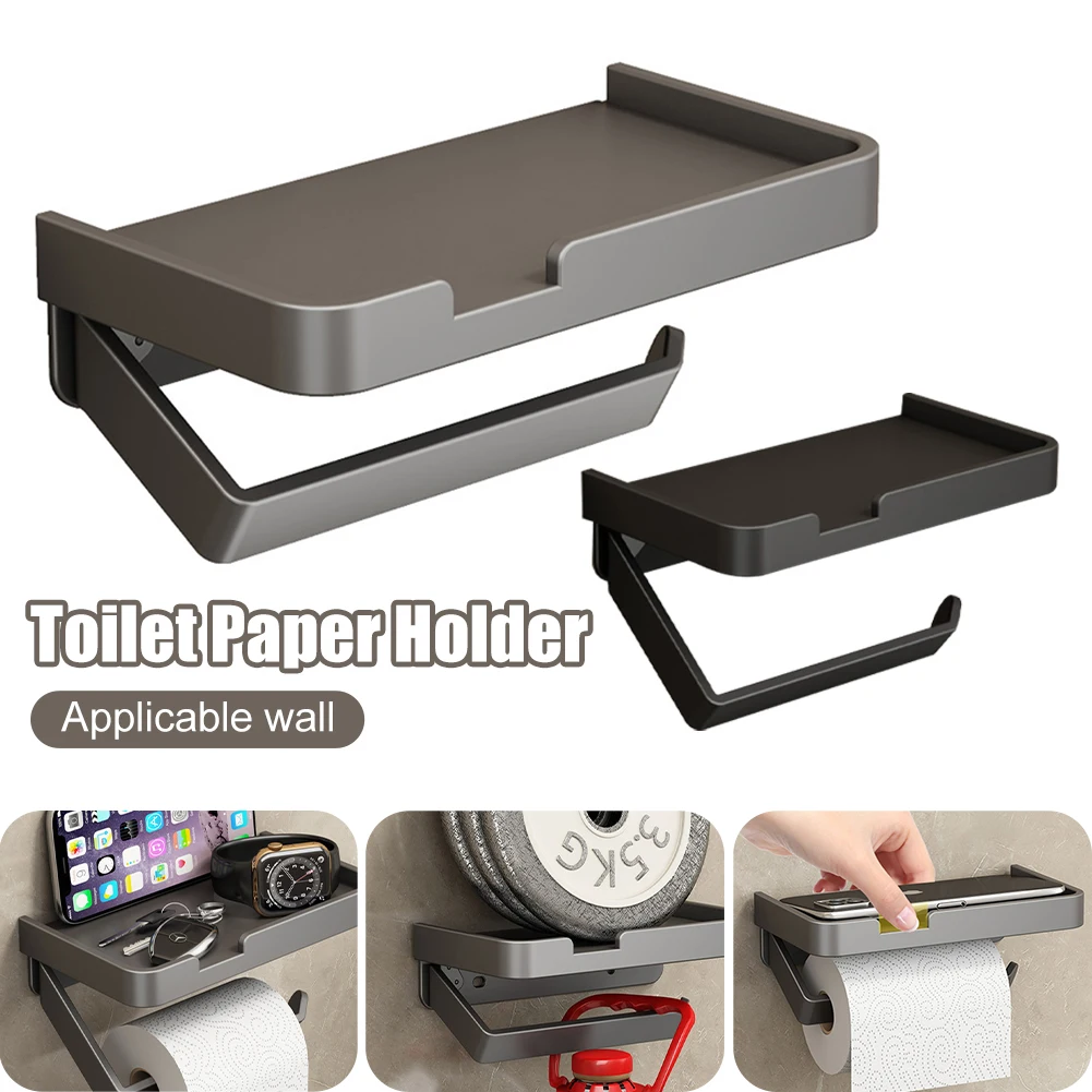 Paper Towel Holder Punch-free Toilet Paper Holder Aluminum Mobile Phone Storage Rack Bathroom Roll Paper Shelf Tissue Holder
Paper Towel Holder Punch-free Toilet Paper Holder Aluminum Mobile Phone Storage Rack Bathroom Roll Paper Shelf Tissue Holder