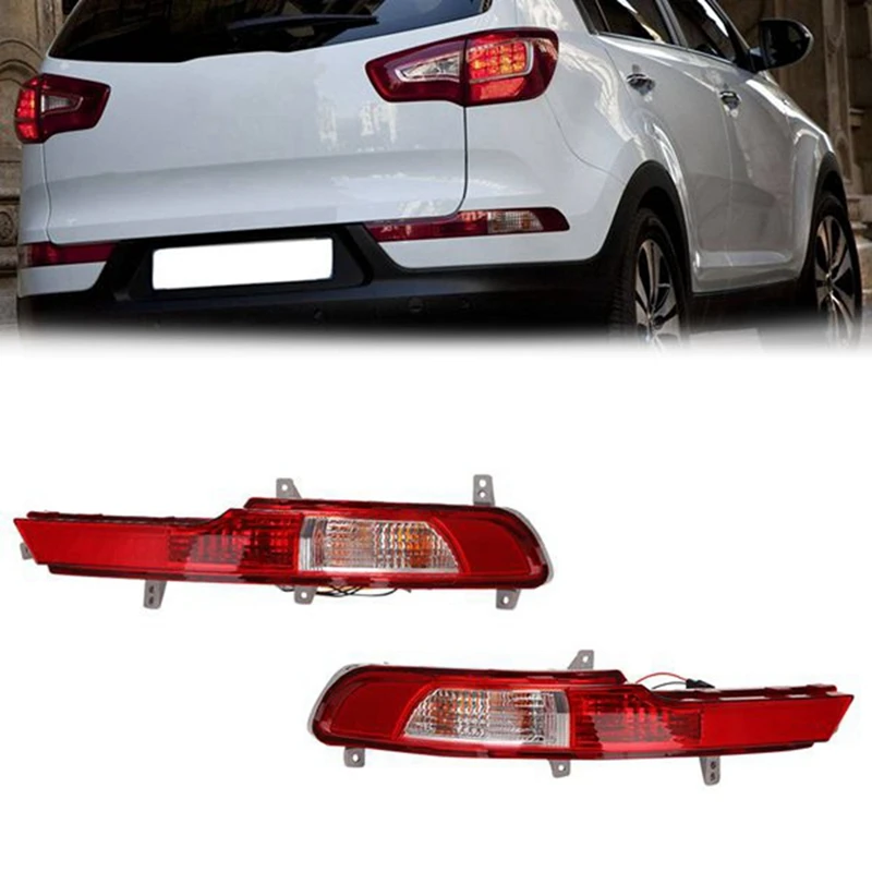 Car Left Right Rear Bumper Fog Light Parking Warning Reflector LED Taillights for Kia Sportage 2011 2012 2013 2014
Car Left Right Rear Bumper Fog Light Parking Warning Reflector LED Taillights for Kia Sportage 2011 2012 2013 2014