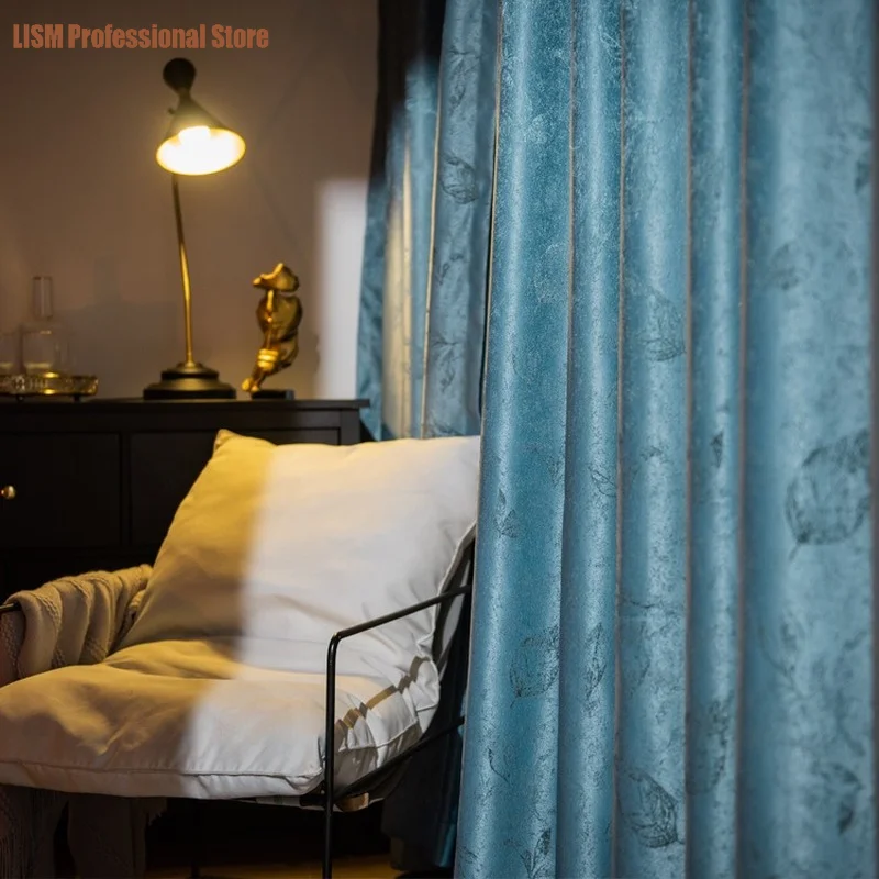 Light Luxury Curtains for Living Rooom Bderoom Postmodern Leaf Jacquard Exquisite Texture Sound Insulation and Noise Reduction
Light Luxury Curtains for Living Rooom Bderoom Postmodern Leaf Jacquard Exquisite Texture Sound Insulation and Noise Reduction