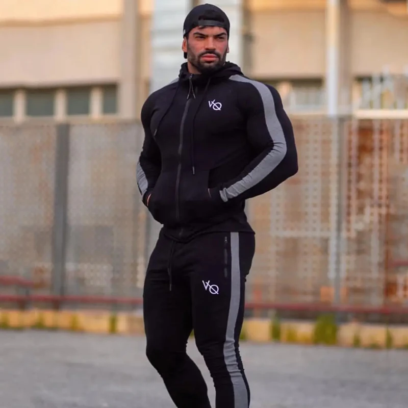 Men Tracksuit Jogger Sports Fitness Sportswear Cotton Embroidery Patchwork Cardigan Pullover Hoodie Gym Running Training Clothes
Men Tracksuit Jogger Sports Fitness Sportswear Cotton Embroidery Patchwork Cardigan Pullover Hoodie Gym Running Training Clothes