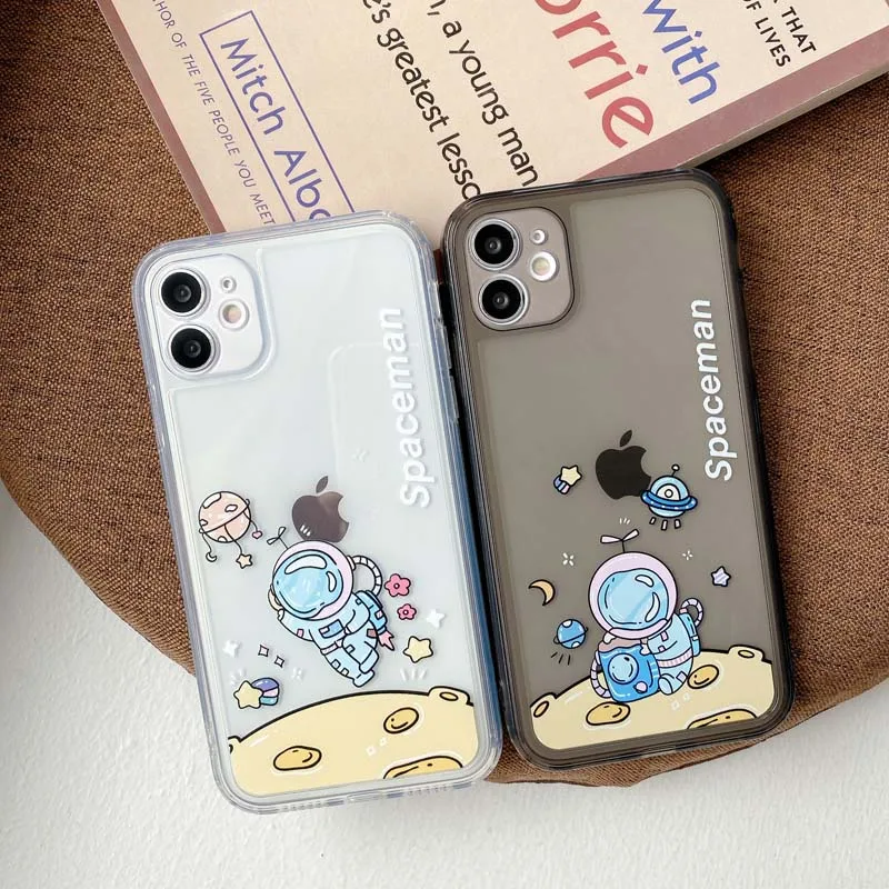 Soft Shockproof Cute Cartoon Astronaut Planet Star Case for iPhone 13 12mini 11 Pro Max Transparent Case XR XS 7 8 Plus 13
Soft Shockproof Cute Cartoon Astronaut Planet Star Case for iPhone 13 12mini 11 Pro Max Transparent Case XR XS 7 8 Plus 13