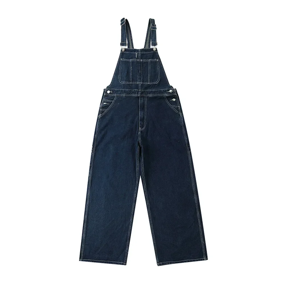 Multi-Pocket Denim Overalls Mens Casual Distressed Bib Trousers Solid Color Loose Jumpsuit Trousers Men
Multi-Pocket Denim Overalls Mens Casual Distressed Bib Trousers Solid Color Loose Jumpsuit Trousers Men