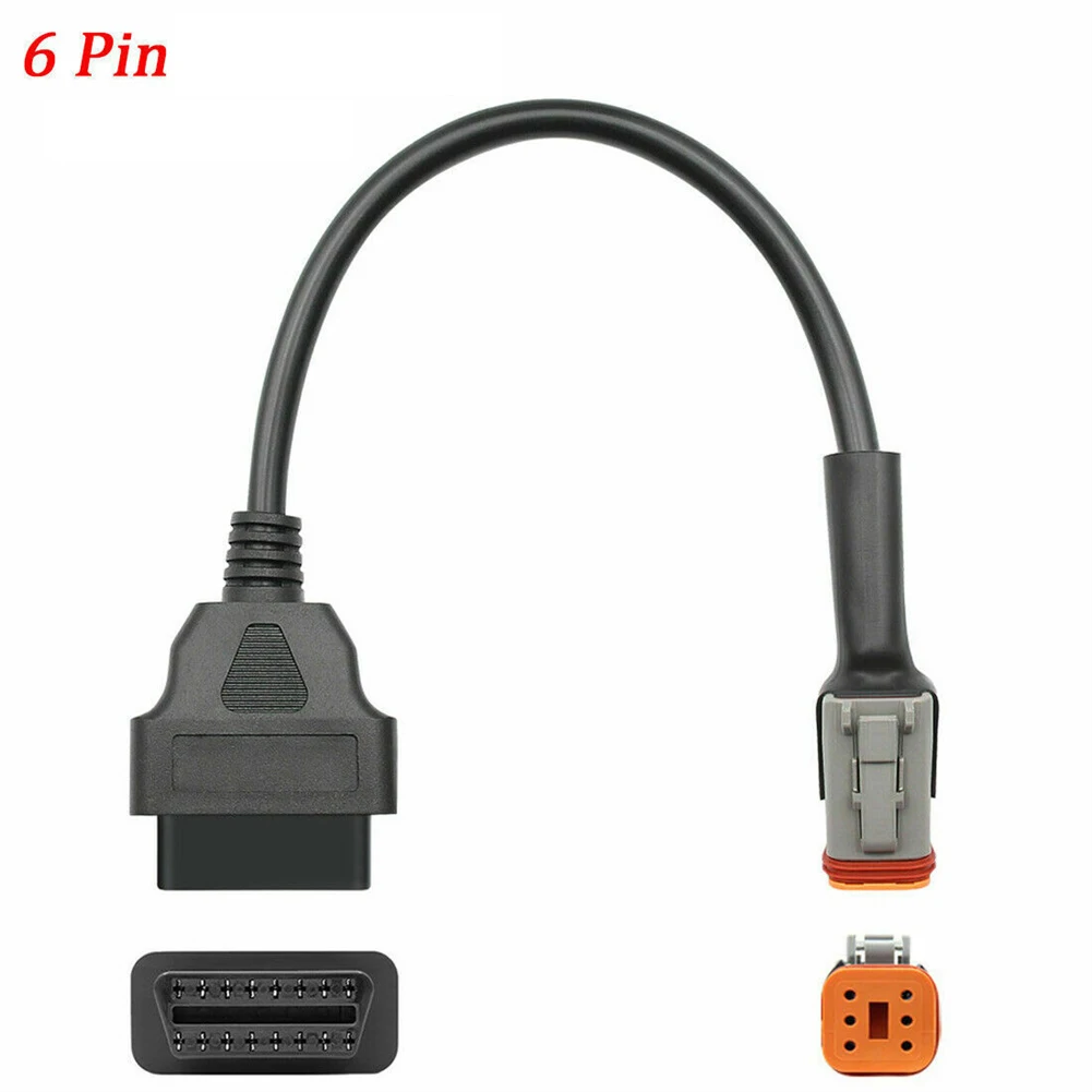 4/ 6Pin To 16Pin OBDII Connector Diagnostic Cables Adapter For Harley Motorcycle Compatible For Harley Motorcycles Tools
4/ 6Pin To 16Pin OBDII Connector Diagnostic Cables Adapter For Harley Motorcycle Compatible For Harley Motorcycles Tools
