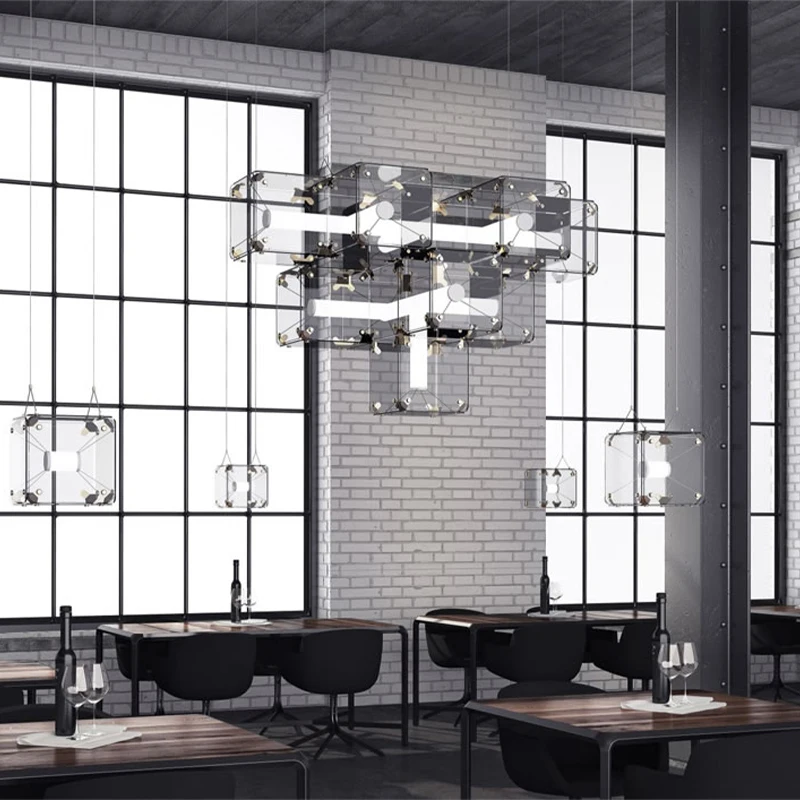 Post Modern Glass LED Pendant Lighting For Dinning Room Luxury Designer Hanging Light Creative Rubik's Cube Light Fixture
Post Modern Glass LED Pendant Lighting For Dinning Room Luxury Designer Hanging Light Creative Rubik's Cube Light Fixture