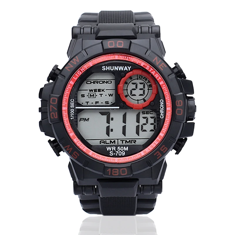 Watches For Men 50M Waterproof Clock Alarm reloj hombre Mens Watch Outdoor Sports LED Digital Wrist Stopwatches for Male
Watches For Men 50M Waterproof Clock Alarm reloj hombre Mens Watch Outdoor Sports LED Digital Wrist Stopwatches for Male