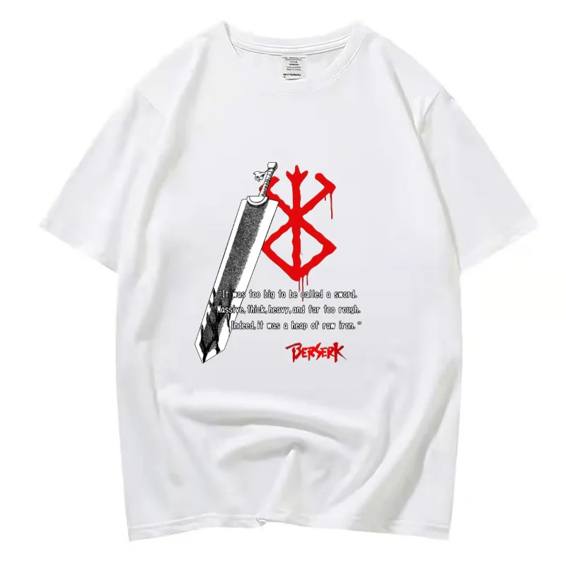 Модные мужские и женские хлопковые футболки Berserk Swordsman, унисекс, футболки Harajuku, Готическая футболка
Модные мужские и женские хлопковые футболки Berserk Swordsman, унисекс, футболки Harajuku, Готическая футболка