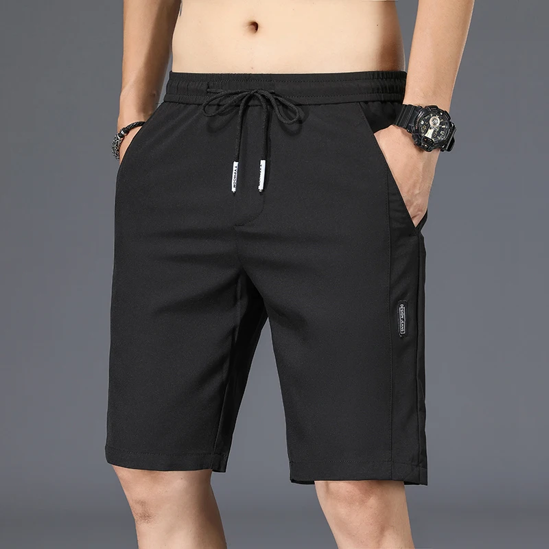 Men's Quick Dry Ice Silk Casual Shorts Summer Thin Loose Bermuda Beach Knee Length Pants Elasticity Fitness Running Sweatpants
Men's Quick Dry Ice Silk Casual Shorts Summer Thin Loose Bermuda Beach Knee Length Pants Elasticity Fitness Running Sweatpants