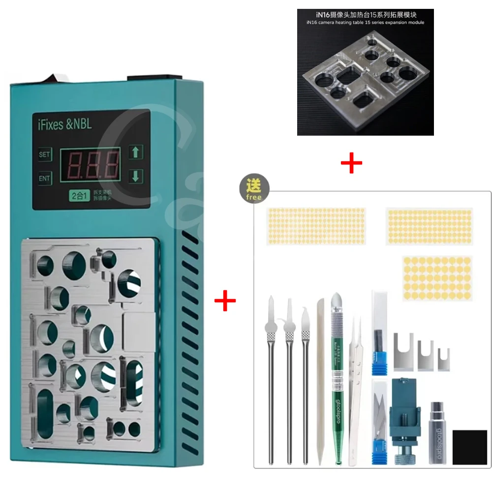 Разборка передней/задней камеры ifix iN16, нагревательная платформа для снятия средней рамы для iPhone 7 ~ 14 Pro Max, инструмент предварительного нагрева для ремонта
Разборка передней/задней камеры ifix iN16, нагревательная платформа для снятия средней рамы для iPhone 7 ~ 14 Pro Max, инструмент предварительного нагрева для ремонта