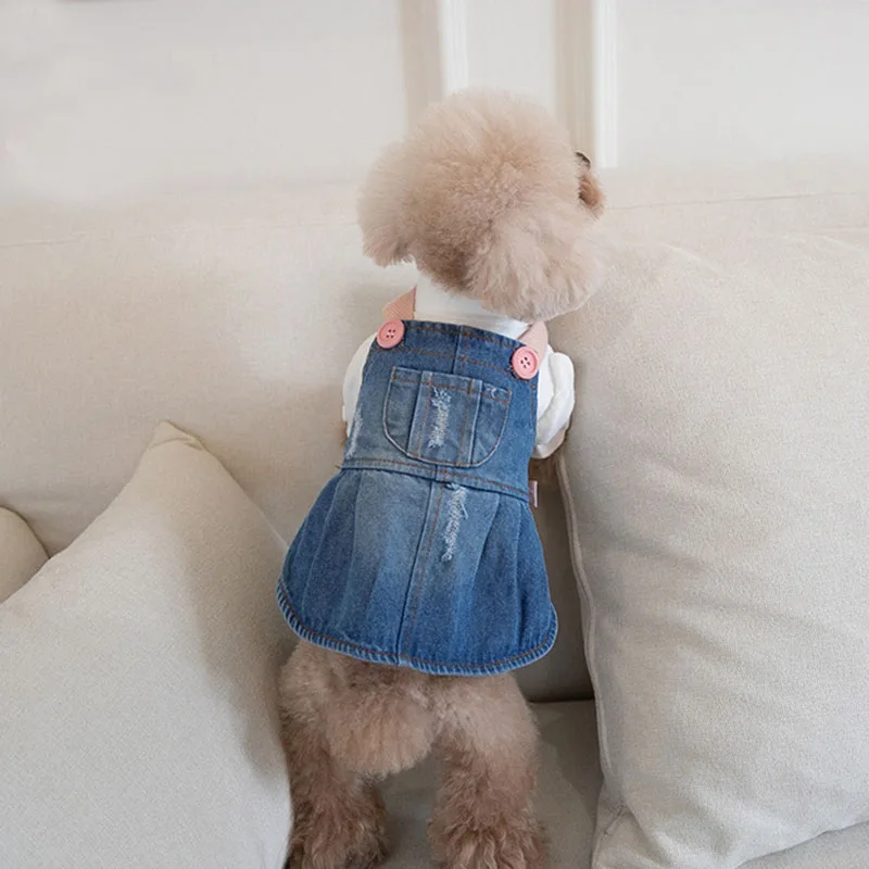 Spring Dog Clothes Contrast Color Cowboy Dog Skirt Pet Clothes Cat Dog Clothing Bichon Puppy Coat Summer Pet Skirt Chihuahua
Spring Dog Clothes Contrast Color Cowboy Dog Skirt Pet Clothes Cat Dog Clothing Bichon Puppy Coat Summer Pet Skirt Chihuahua