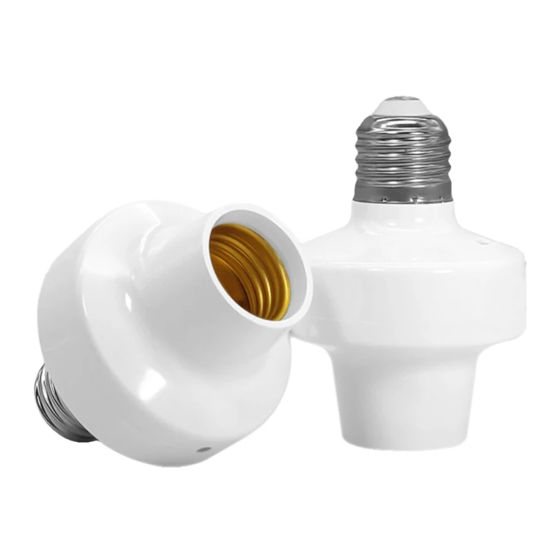 E27 Wireless WIFI Smart Light Bulb Adapter Lamp Holder Base Timer Setting Hands-Free Voice Control Work With Alexa Google Home
E27 Wireless WIFI Smart Light Bulb Adapter Lamp Holder Base Timer Setting Hands-Free Voice Control Work With Alexa Google Home