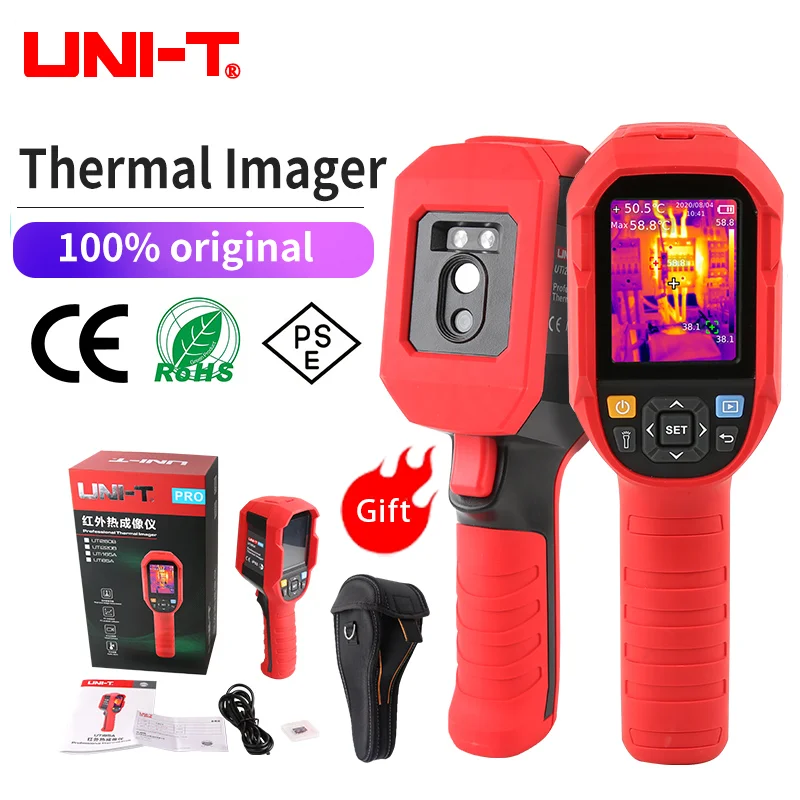 UNI-T Resolution 256 x 192 Infrared Thermal Imager UTi260B Handheld Thermal Imager Infrared Thermometer (Including Battery)
UNI-T Resolution 256 x 192 Infrared Thermal Imager UTi260B Handheld Thermal Imager Infrared Thermometer (Including Battery)