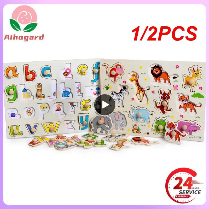 1/2PCS Montessori Wooden Puzzles Hand Grab Boards Toys Tangram Jigsaw Baby Educational Toys Cartoon Vehicle Animals Fruits 3D
1/2PCS Montessori Wooden Puzzles Hand Grab Boards Toys Tangram Jigsaw Baby Educational Toys Cartoon Vehicle Animals Fruits 3D