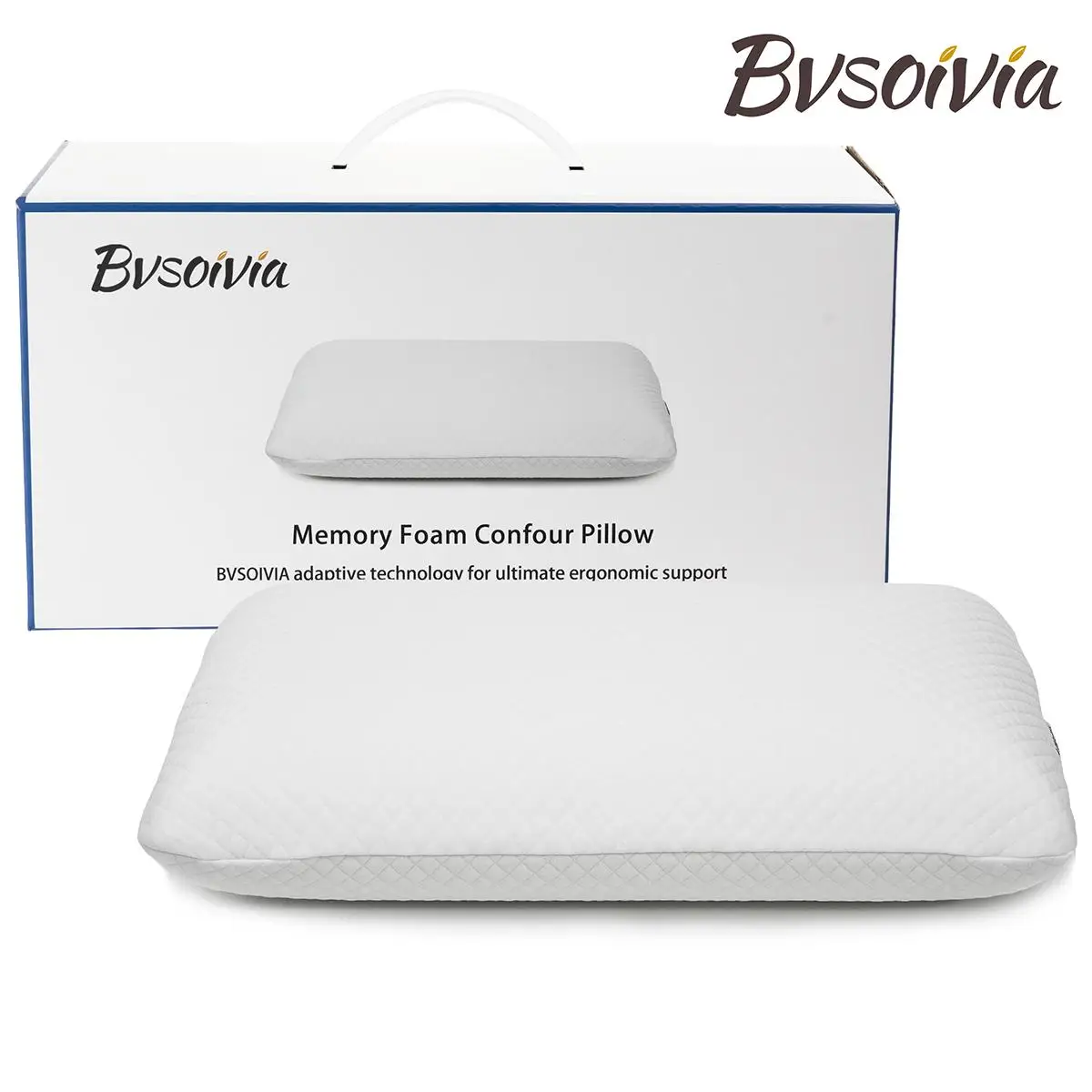 GEMITTO Slow Rebound Memory Foam Pillow Cervical Contour Pillow for Neck Pain Anti Snore Side Sleepers Pillows W/ Washable Case 
GEMITTO Slow Rebound Memory Foam Pillow Cervical Contour Pillow for Neck Pain Anti Snore Side Sleepers Pillows W/ Washable Case