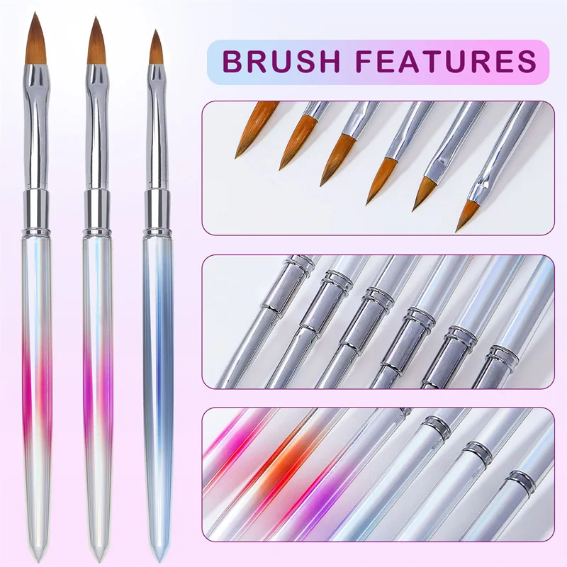 Nail Art Drawing Brush Pen Gradient Metal Acrylic UV Gel Extension Builder Flower Painting Drawing Carving Brush Manicure Tools
Nail Art Drawing Brush Pen Gradient Metal Acrylic UV Gel Extension Builder Flower Painting Drawing Carving Brush Manicure Tools