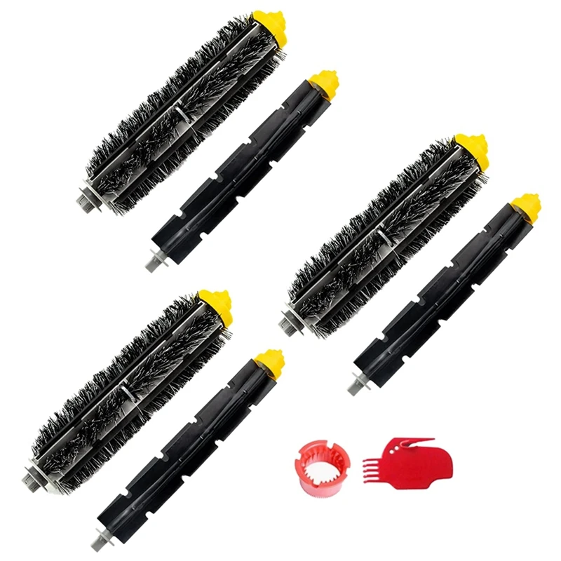 3 Pair Of Bristle & Flexible Beater Brush Set For Irobot Roomba 600 And 700 Series Vacuum Cleaner Parts
3 Pair Of Bristle & Flexible Beater Brush Set For Irobot Roomba 600 And 700 Series Vacuum Cleaner Parts