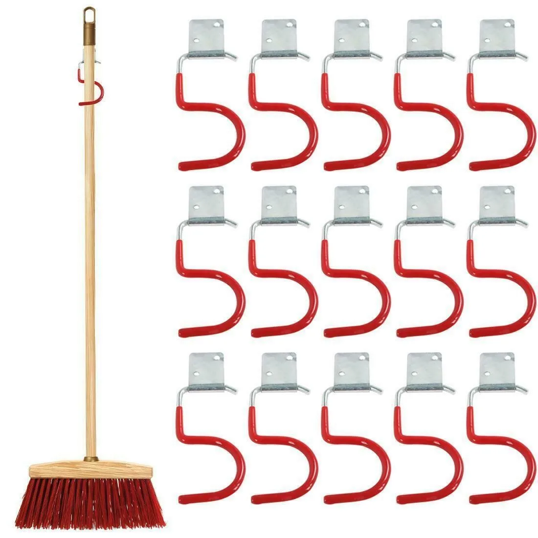 15PCS Tool Holder Hooks Metal For Tools Garden Tools Handle Holder Wall Hooks Tool Holder
15PCS Tool Holder Hooks Metal For Tools Garden Tools Handle Holder Wall Hooks Tool Holder