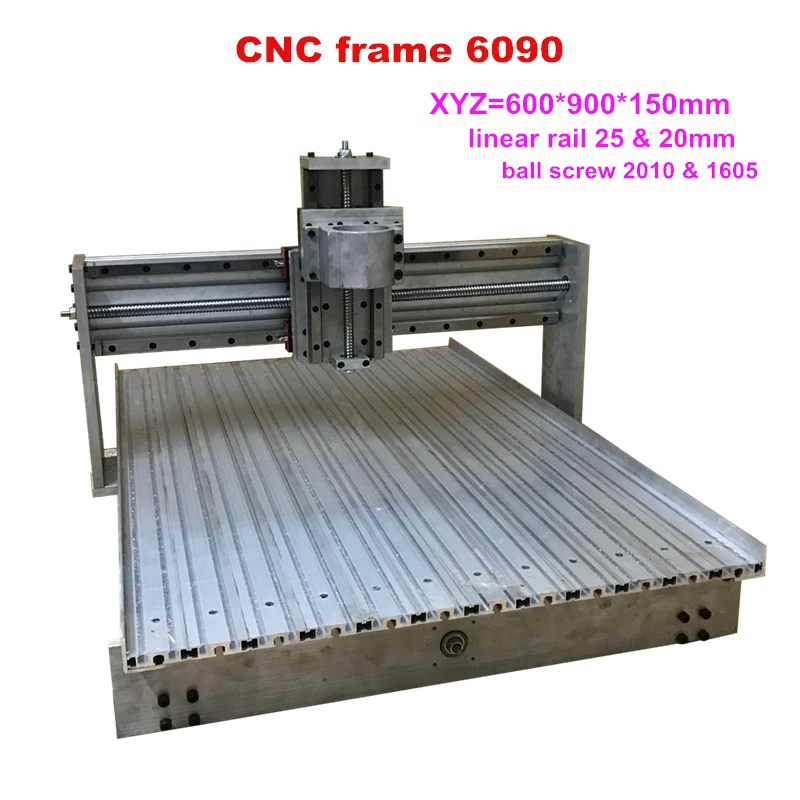 

LY CNC Router Frame 6090 Linear Guideway Linear Rail Engraver Without Motor Engraving Drilling and Milling Machine