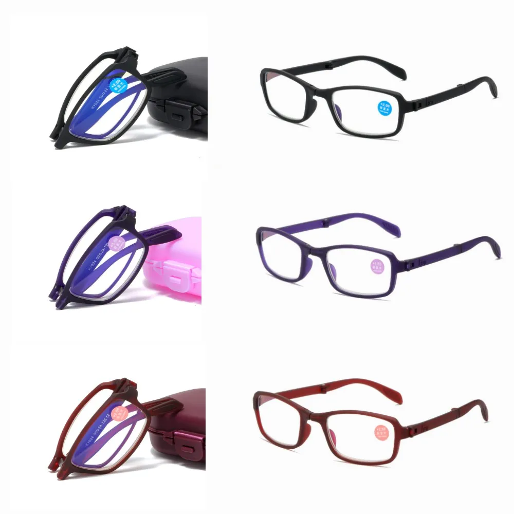 Folding Presbyopia Glasses Finished Hyperopia Glasses The Elderly Anti Blue Glasses Frames Women +100 +200 Eyeglasses
Folding Presbyopia Glasses Finished Hyperopia Glasses The Elderly Anti Blue Glasses Frames Women +100 +200 Eyeglasses