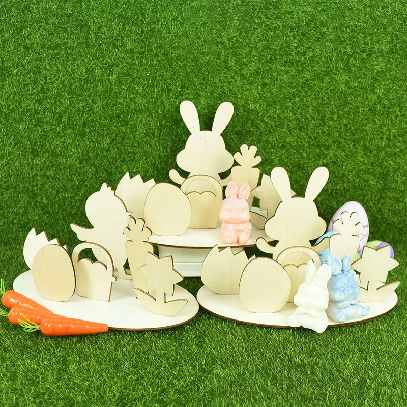 Easter Wood Rabbit Chick Unfinished DIY Craft Ornaments Kids Toy Gift Happy Easter Decoration Home Desktop Decor Party Supplies
Easter Wood Rabbit Chick Unfinished DIY Craft Ornaments Kids Toy Gift Happy Easter Decoration Home Desktop Decor Party Supplies