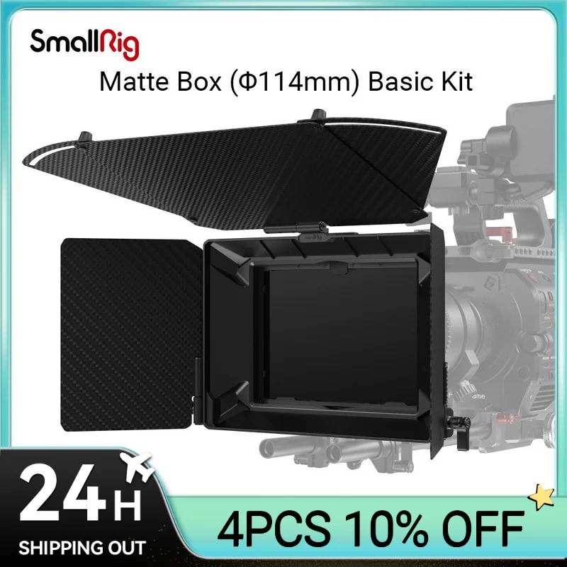 SmallRig Multifunctional Modular Matte Box (Φ114mm) Basic Kit for DSLR Cameras All-Round Light Blocking Quick Disassembly
SmallRig Multifunctional Modular Matte Box (Φ114mm) Basic Kit for DSLR Cameras All-Round Light Blocking Quick Disassembly
