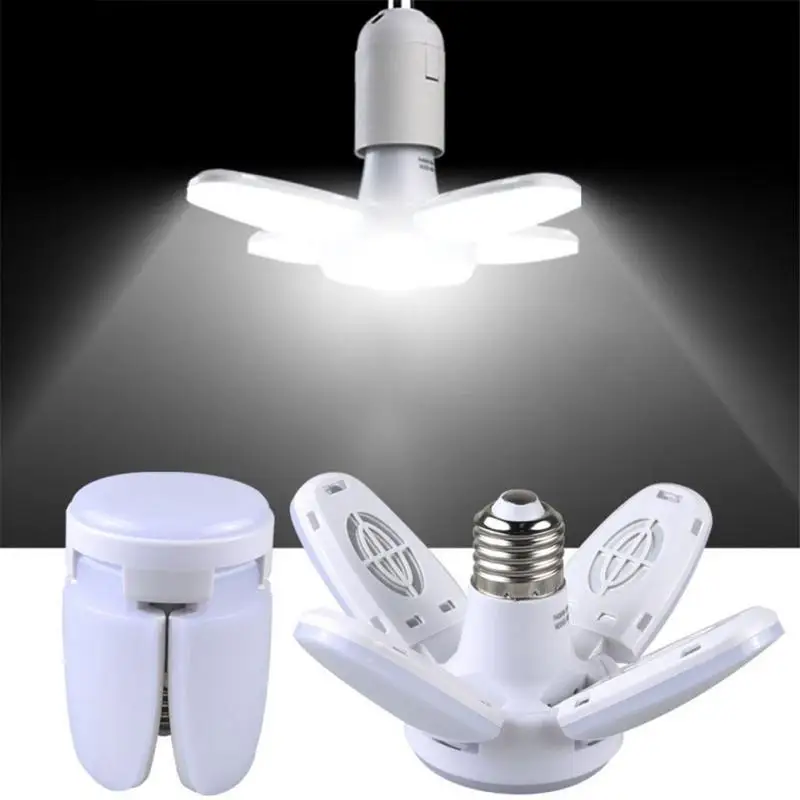 E27 Folding Light LED Light Deformed Four-leaf Light 4+1 Foldable Light Six-leaf Garage Light Verformung Birne
E27 Folding Light LED Light Deformed Four-leaf Light 4+1 Foldable Light Six-leaf Garage Light Verformung Birne