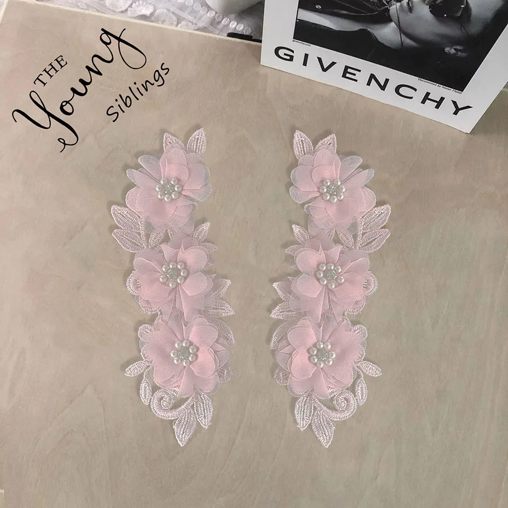 High Quality DIY Sewing Lace Collar Cheongsam Wedding Dress Garment Accessories Embroidery Pair Flower Polyester Material
High Quality DIY Sewing Lace Collar Cheongsam Wedding Dress Garment Accessories Embroidery Pair Flower Polyester Material