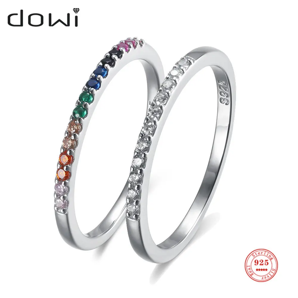 925 Sterling Silver Colorful White Zircon Luxury stack-able Rings for Women Simple Stylish Temperament Rings Fine Jewelry
925 Sterling Silver Colorful White Zircon Luxury stack-able Rings for Women Simple Stylish Temperament Rings Fine Jewelry