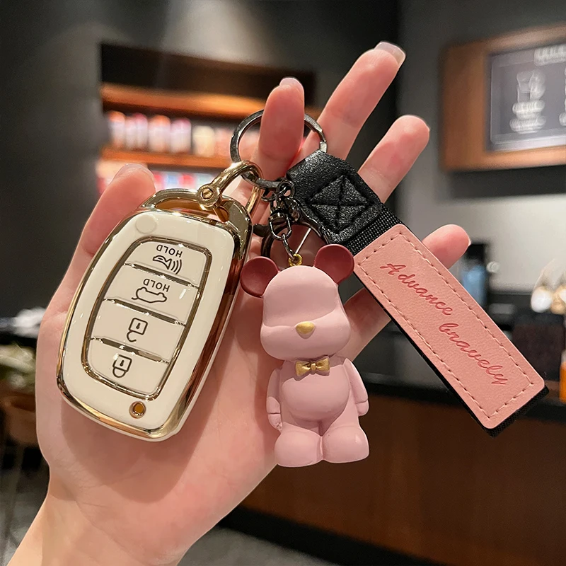 4 Button Car Key Case Cover For Hyundai Tucson Santa Fe Rena Sonata Elantra Creta Ix35 Ix45 I40 I30 I10 Car Key Protector
4 Button Car Key Case Cover For Hyundai Tucson Santa Fe Rena Sonata Elantra Creta Ix35 Ix45 I40 I30 I10 Car Key Protector