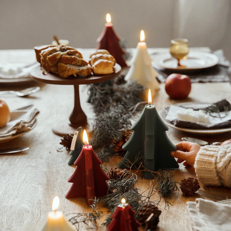 Chicrose Romantic Candlelight Dinner Handmade Christmas Tree Candle Table Decoration Decoration Gifts Red White Green
Chicrose Romantic Candlelight Dinner Handmade Christmas Tree Candle Table Decoration Decoration Gifts Red White Green