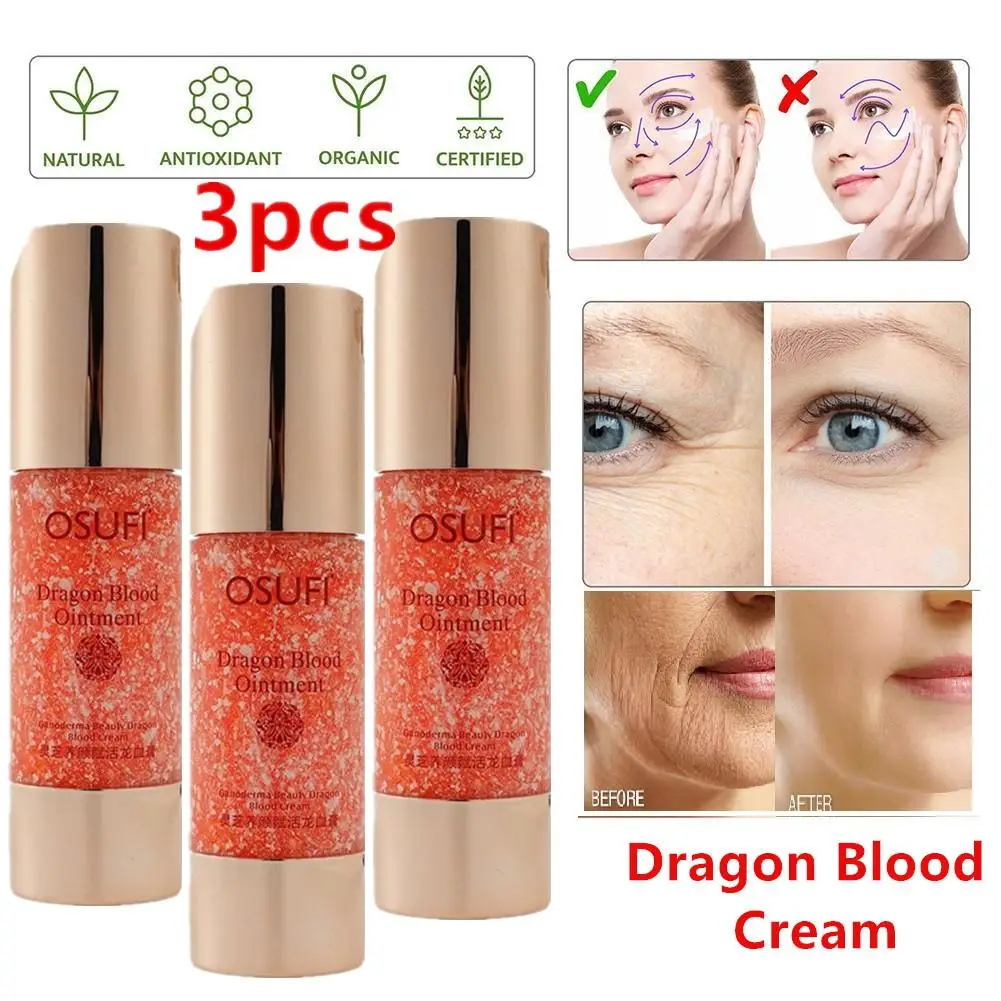 

3X Ganoderma Lucidum Nourishing Beauty Activating Dragon Blood Cream Repairs Skin Evenly, Skin Tone Finely Pore Brightening Face