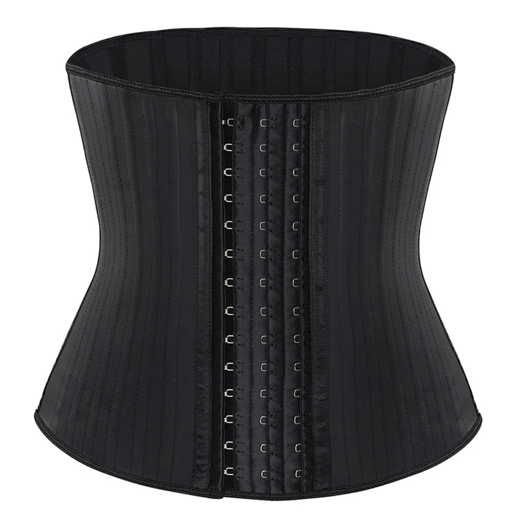 

Womens Black Neoprene 29 Steel Boned Waist Trainer Shapewear Belly Tummy Control High Girdle Corset Cincher Plus Size XS-6XL