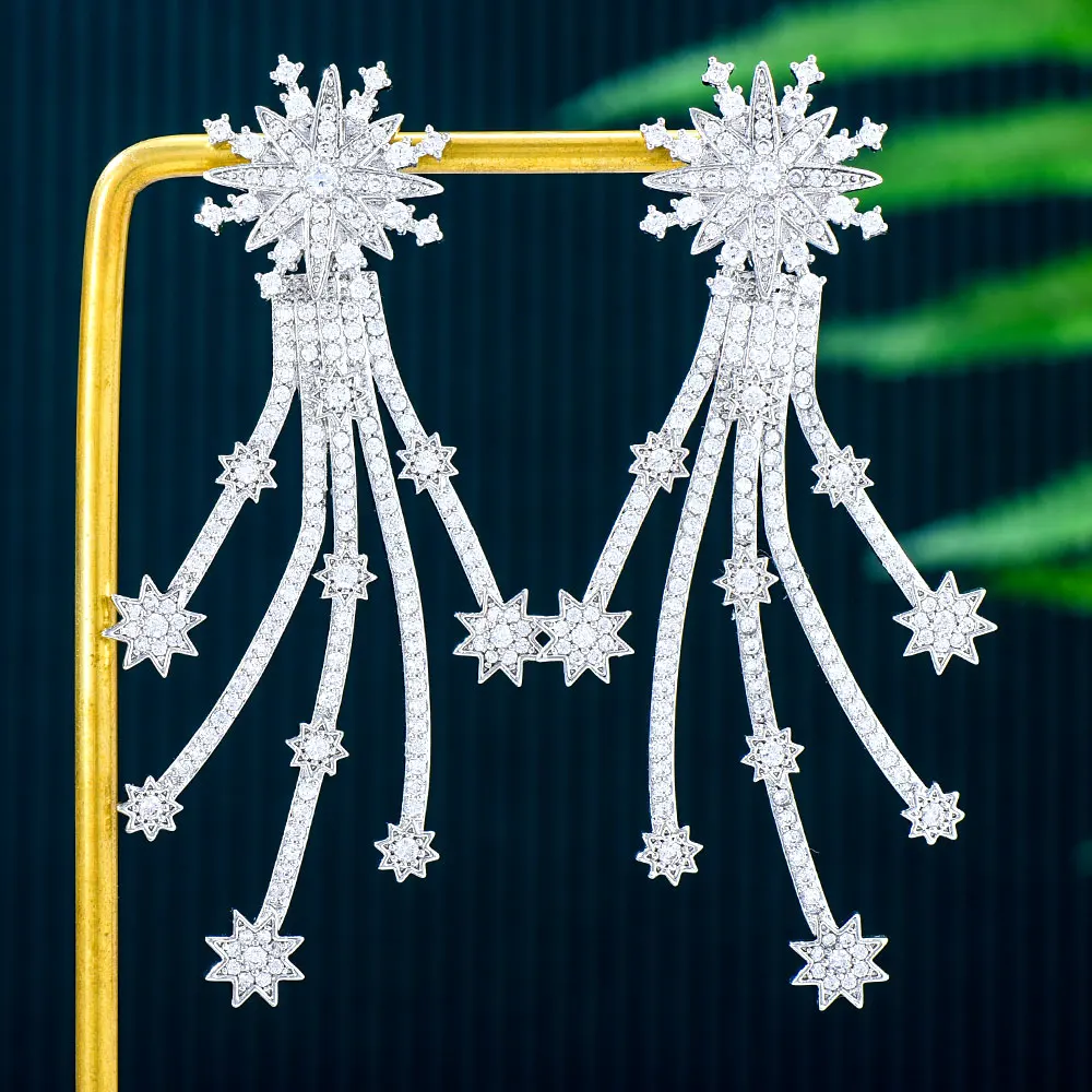 GODKI Red Carpet Green Rose Flower Dangle Earring for Women Wedding Full Micro Cubic Zircon High Jewelry Dubai Bridal Earring
GODKI Red Carpet Green Rose Flower Dangle Earring for Women Wedding Full Micro Cubic Zircon High Jewelry Dubai Bridal Earring