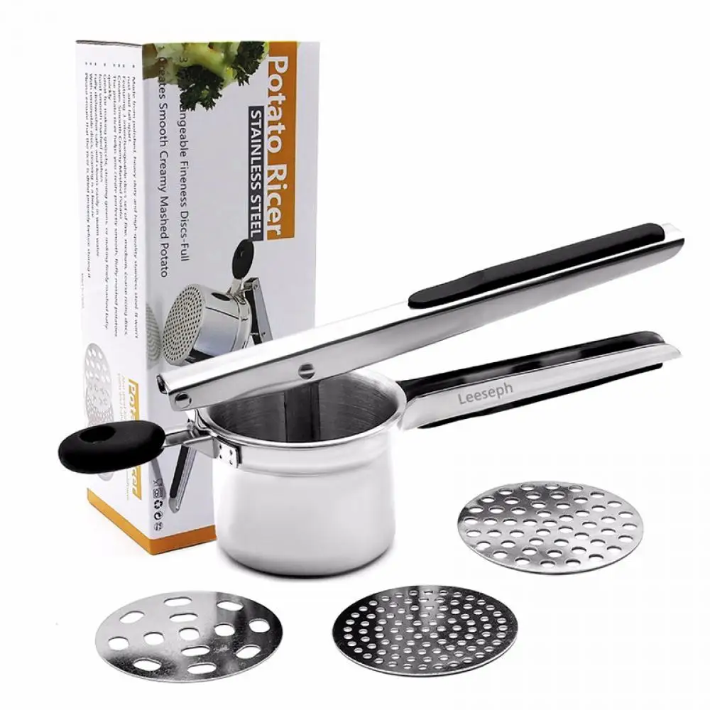 Stainless Steel Manual Juicer Silicone Handle Potato Masher Fruit and Vegetable Squeeze Juicer Kitchen Cooking Tools New Product
Stainless Steel Manual Juicer Silicone Handle Potato Masher Fruit and Vegetable Squeeze Juicer Kitchen Cooking Tools New Product