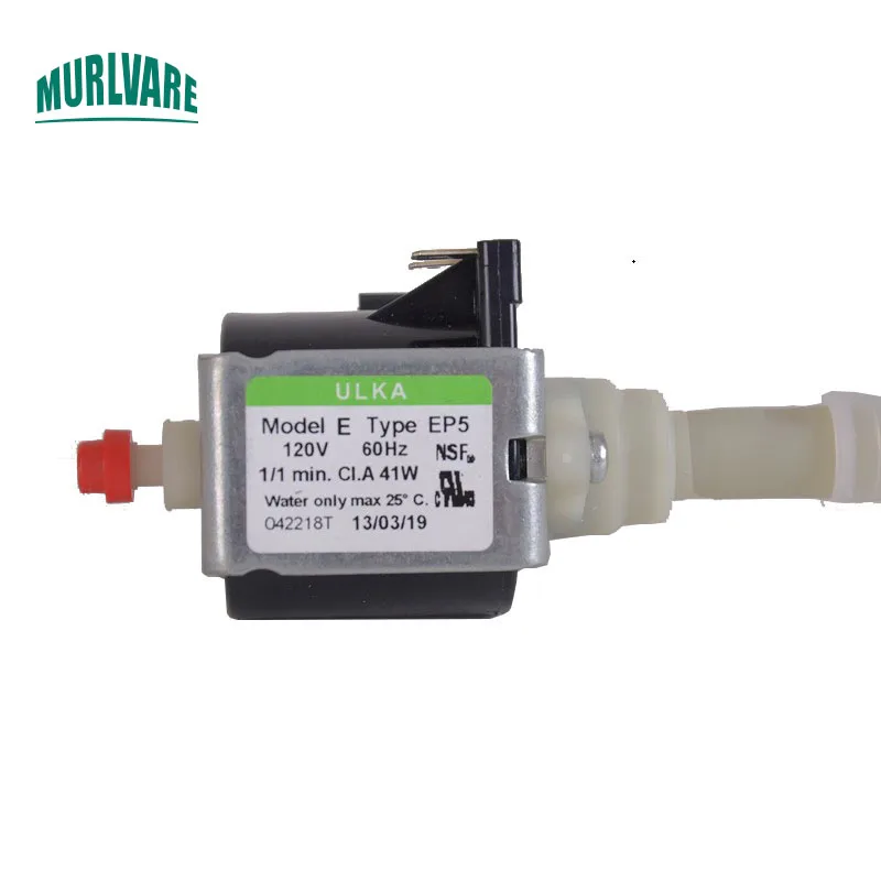 ULKA EP5 120V 60HZ 41W Water Pump Solenoid Pump For Delonghi Coffee Machine Steam Cleaning Machine
ULKA EP5 120V 60HZ 41W Water Pump Solenoid Pump For Delonghi Coffee Machine Steam Cleaning Machine